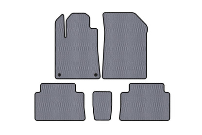 Rubber Floor Mats Carsuit (Gray) for Citroen C-5 2001-2008 - image 1