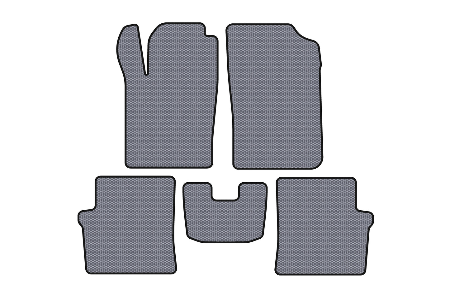Rubber floor mats Carsuit (HB, 5-door, grey) for Citroen Xsara II 2000-2006 - image 1