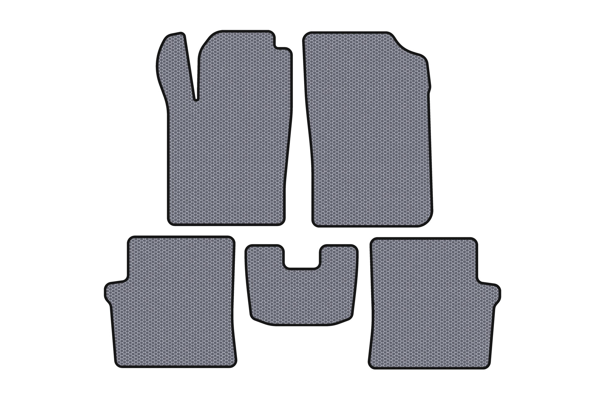 Rubber floor mats Carsuit (HB, 5-door, grey) for Citroen Xsara II 2000-2006 - image 1