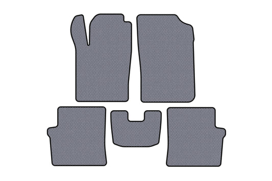 Rubber floor mats Carsuit (HB, 5-door, grey) for Citroen Xsara II 2000-2006 - image 1
