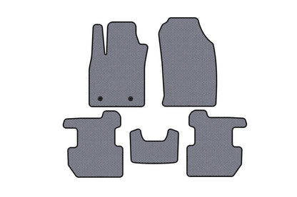 Rubber Floor Mats Carsuit (2018-2022, Gray) for Ford Ecosport 2013-2022 - image 1