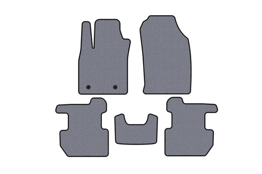 Rubber Floor Mats Carsuit (2018-2022, Gray) for Ford Ecosport 2013-2022 - image 1