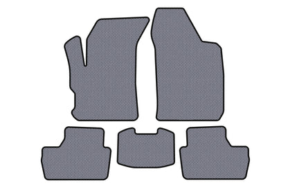 Rubber Floor Mats Carsuit (Gray) for Chery Beat 2009-2015 - image 1