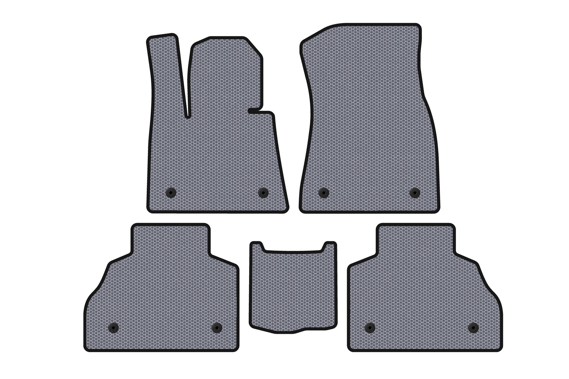 Rubber Floor Mats Carsuit (2 Rows, Grey) for BMW X7 G07 2019- - image 1