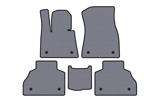 Rubber Floor Mats Carsuit (2 Rows, Grey) for BMW X7 G07 2019- - image 1