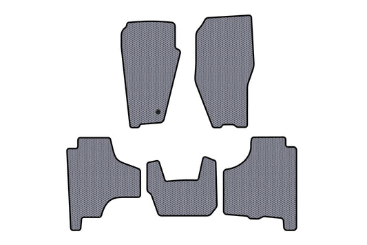 Rubber Floor Mats Carsuit (Gray) for Dodge Nitro 2006-2011 - image 1