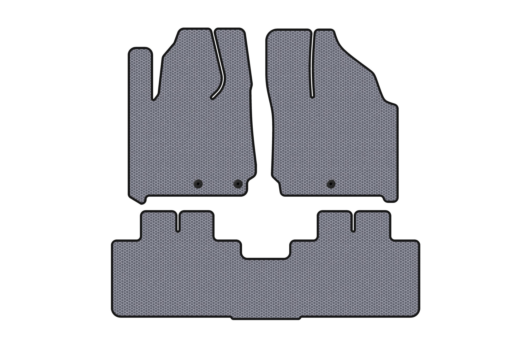 Rubber Floor Mats Carsuit (gray) for Cadillac SRX 2010-2016 - image 1