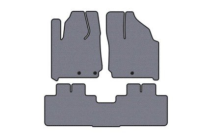 Rubber Floor Mats Carsuit (gray) for Cadillac SRX 2010-2016 - image 1
