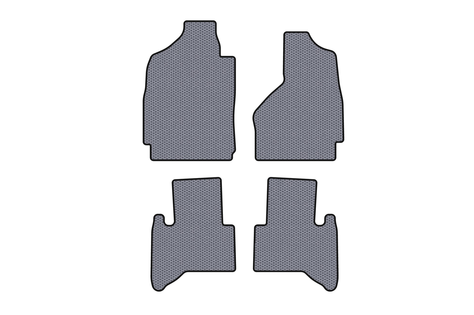 Rubber floor mats Carsuit (2002-2009, gray) for Dodge RAM (DR/DH/D1/DC/DM) 2002–2009 - image 1