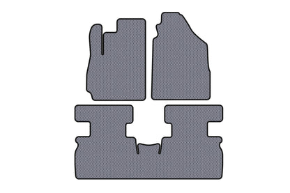 Rubber Floor Mats Carsuit (2 Rows, Grey) for Jetour X70 2018- - image 1