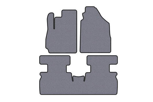 Rubber Floor Mats Carsuit (2 Rows, Grey) for Jetour X70 2018- - image 1