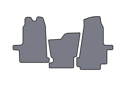 Rubber floor mats Carsuit (2000-2006, automatic, gray) for Ford Transit 2000-2014 - image 1