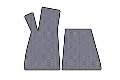 Rubber Floor Mats Carsuit (Roadster, Gray) for Smart 1998-2007 - image 1