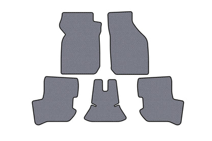 Rubber Floor Mats Carsuit (HB, Grey) for Ford Ka 1996-2008 - image 1
