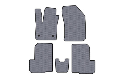 Rubber floor mats Carsuit (2 rows, 7-seater, gray) for Dacia Lodgy 2012-2022 - image 1