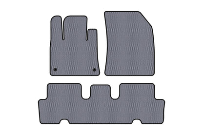 Rubber Floor Mats Carsuit V1 (2 Rows, Grey) for Citroen C-4 Picasso 2013-2022 - image 1