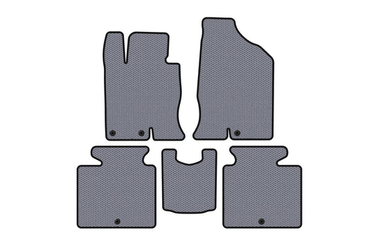Rubber floor mats Carsuit (SD, Petrol, grey) for Hyundai Grandeur 2011-2017 - image 1
