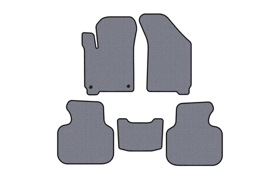 Rubber floor mats Carsuit (2008-2011, gray) for Dodge Journey 2008-2020 - image 1