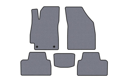 Rubber Floor Mats Carsuit (SD, Gray) for Daewoo Nubira 1997-1999 - image 1