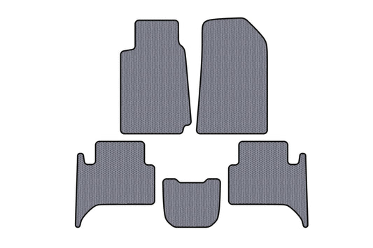 Rubber Floor Mats Carsuit (2 Rows, Grey) for Chevrolet Trailblazer 2012-2019 - image 1