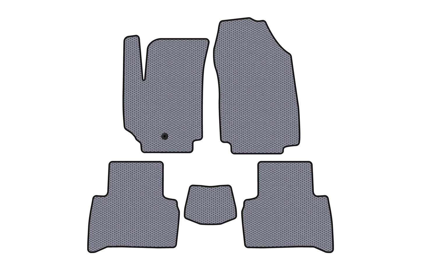 Rubber floor mats Carsuit (2007-2010, SW, gray) for Fiat Croma 2005-2010 - image 1