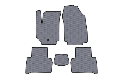 Rubber floor mats Carsuit (2007-2010, SW, gray) for Fiat Croma 2005-2010 - image 1