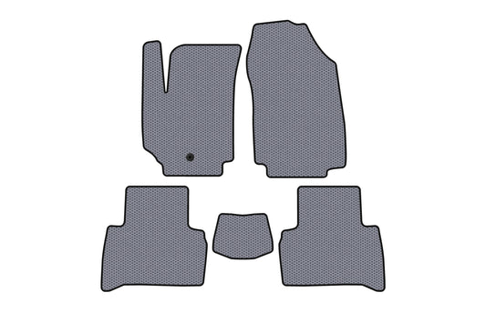 Rubber floor mats Carsuit (2007-2010, SW, gray) for Fiat Croma 2005-2010 - image 1