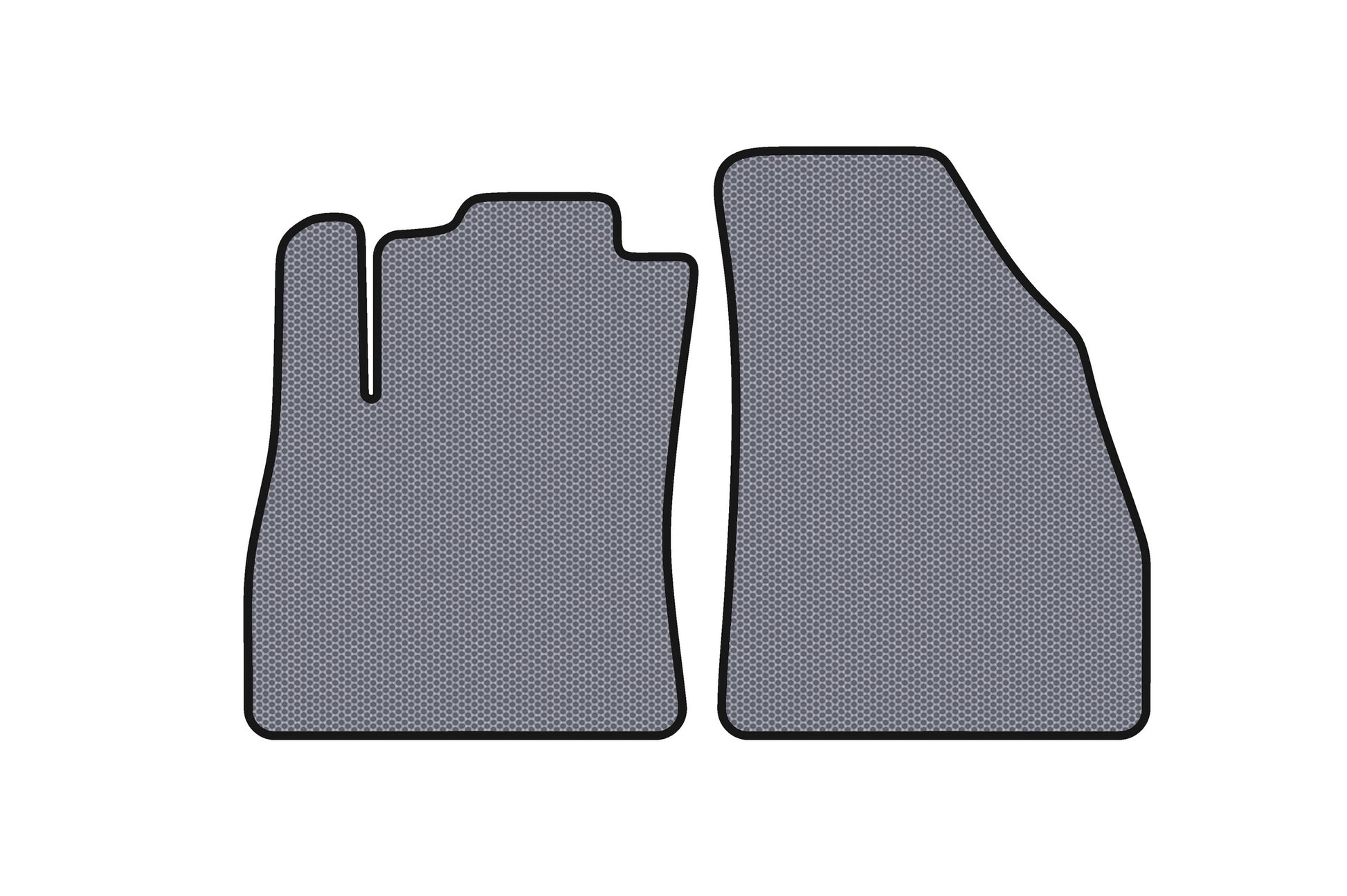Front Rubber Floor Mats Carsuit (Gray) for Fiat Fiorino/Qubo 2008-2024 - image 1