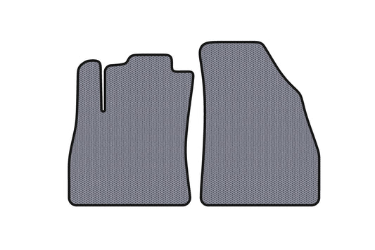 Front Rubber Floor Mats Carsuit (Gray) for Fiat Fiorino/Qubo 2008-2024 - image 1