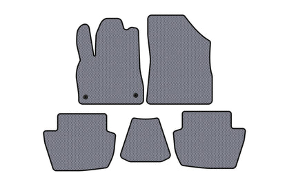 Rubber floor mats Carsuit (HB, Hybrid/AT, gray) for Citroen DS-5 2011-2015 - image 1