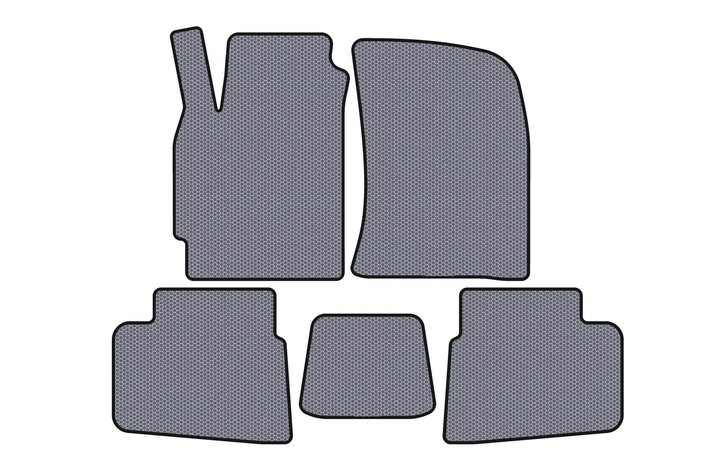 Rubber Floor Mats Carsuit (Gray) for Chevrolet Evanda 2000-2006 - image 1