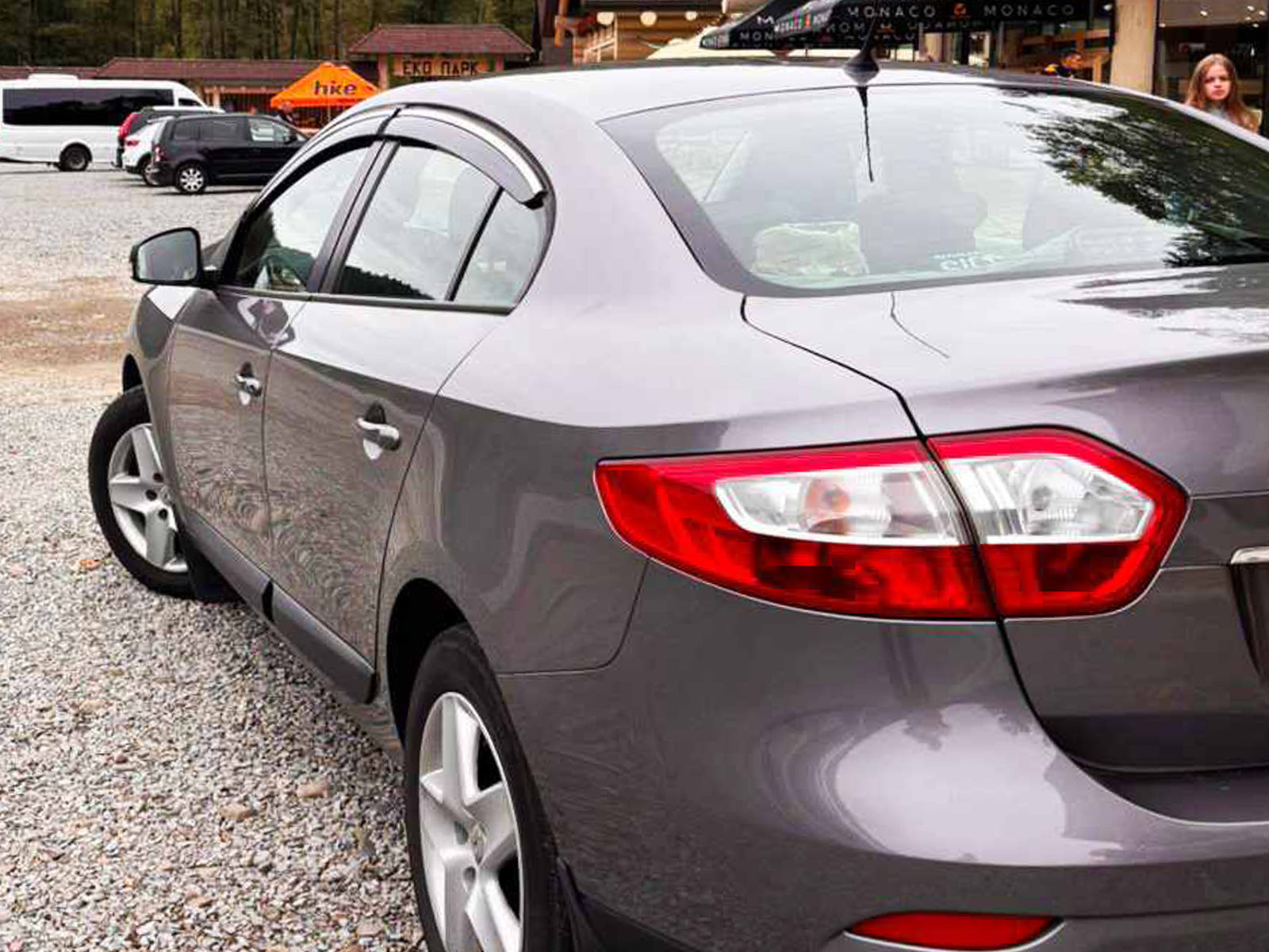 Window Deflectors with Chrome Trim Niken Luxury (4 pcs) for Renault Fluence 2009-2016 - image 7