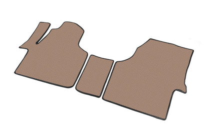 Rubber Floor Mats Carsuit V1 (Beige) for Volkswagen Crafter 2006-2016 - image 2