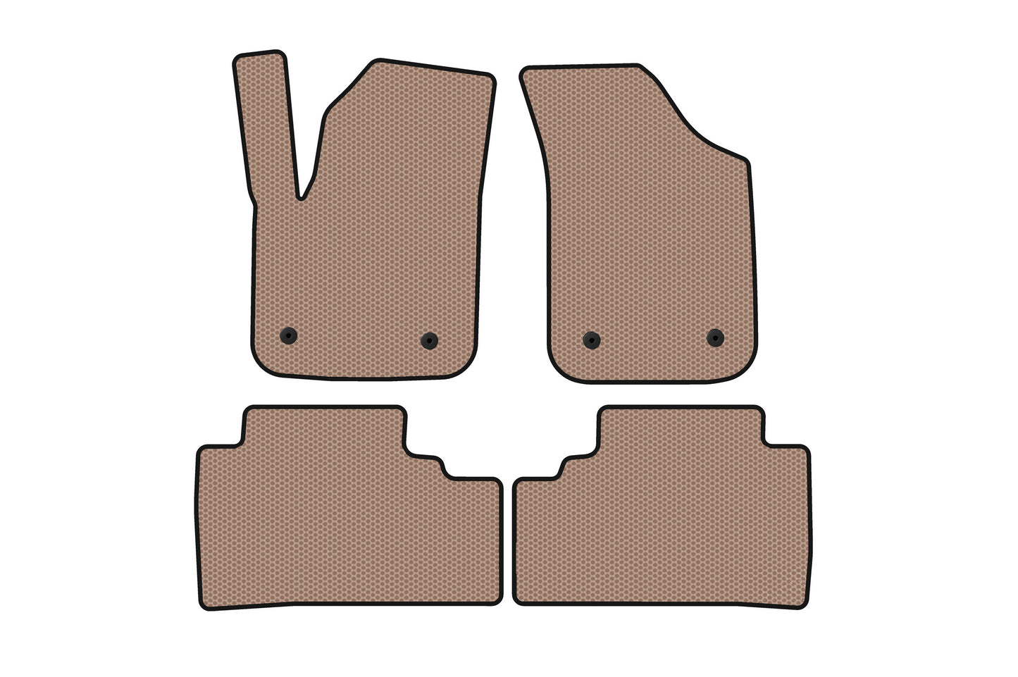 Rubber Floor Mats Carsuit (Beige) for Buick Envision 2014-2020 - image 1