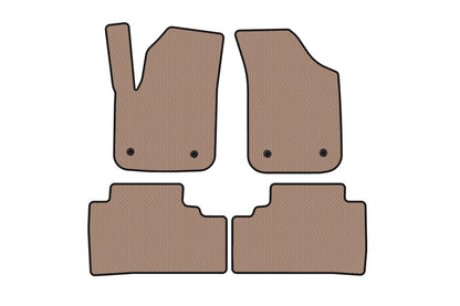 Rubber Floor Mats Carsuit (Beige) for Buick Envision 2014-2020 - image 1