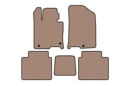 Rubber Floor Mats Carsuit (Beige) for Kia Optima 2016- - image 1