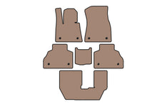 Rubber floor mats Carsuit (3 rows, beige) for BMW X7 G07 2019- - image 1
