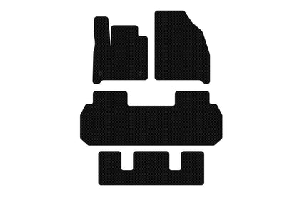 Rubber floor mats Carsuit (3 rows, black) for Chevrolet Traverse 2017- - image 1