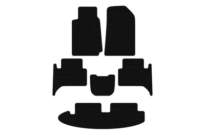 Rubber floor mats Carsuit (3 rows, black) for Chevrolet Trailblazer 2012-2019 - image 1
