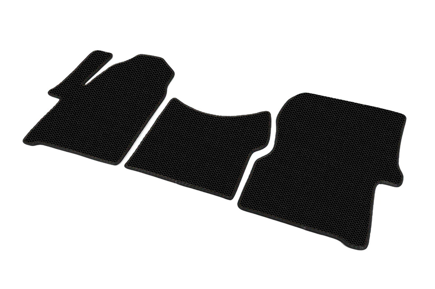 Rubber Floor Mats Carsuit V3 (Black) for Volkswagen Crafter 2006-2016 - image 2
