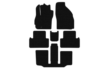 Rubber Floor Mats Carsuit (3 Rows, 7-Seater, Black) for Mazda 5 2005-2009 - image 1