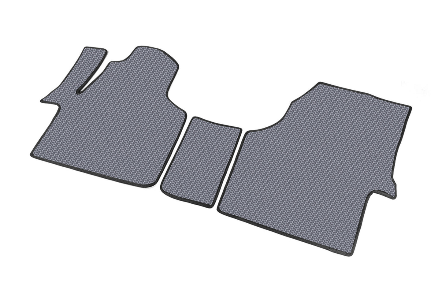 Rubber Floor Mats Carsuit V1 (Gray) for Volkswagen Crafter 2006-2016 - image 2