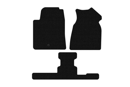 Rubber floor mats Carsuit (1+3 row, 2013-2017, black) for GMC Acadia 2006-2017 - image 1