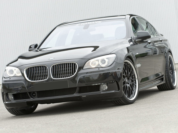 Kidney Grilles 1 Bar (Gloss Black with Chrome Trim) for BMW 7 Series F01/F02 2008-2015 - image 4