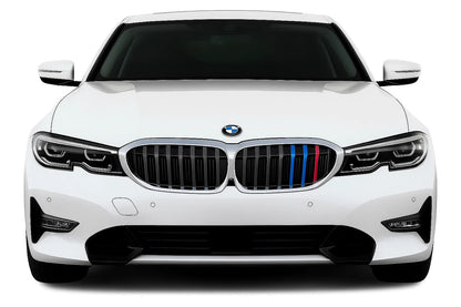 Kidney Grilles 1 Bar (2018-2022, M-Color with Chrome Trim) for BMW 3 Series G20/G21 2018- - image 1