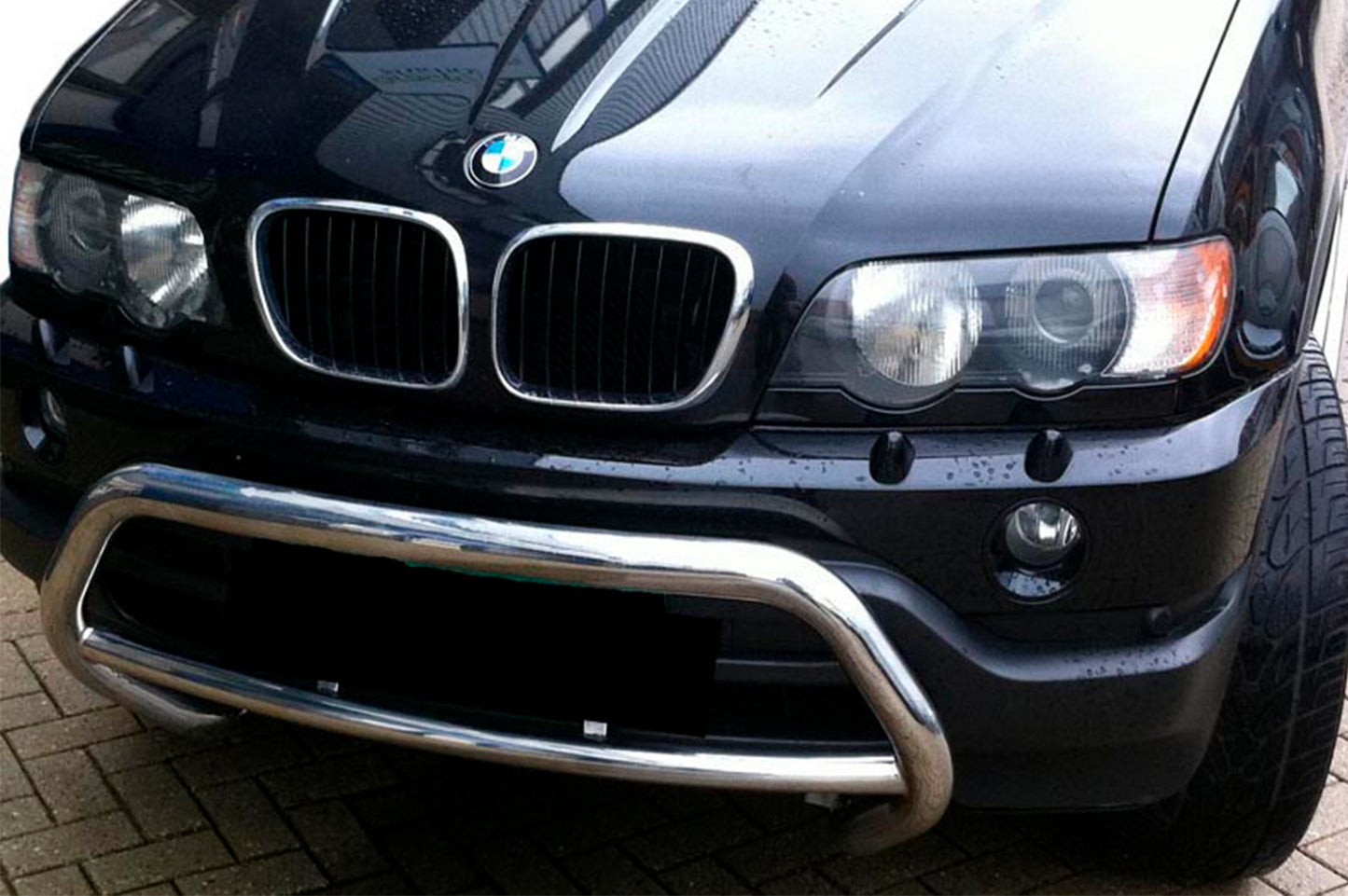 Bull Bar WT015 (Stainless Steel) for BMW X5 E53 1999-2006 - image 1