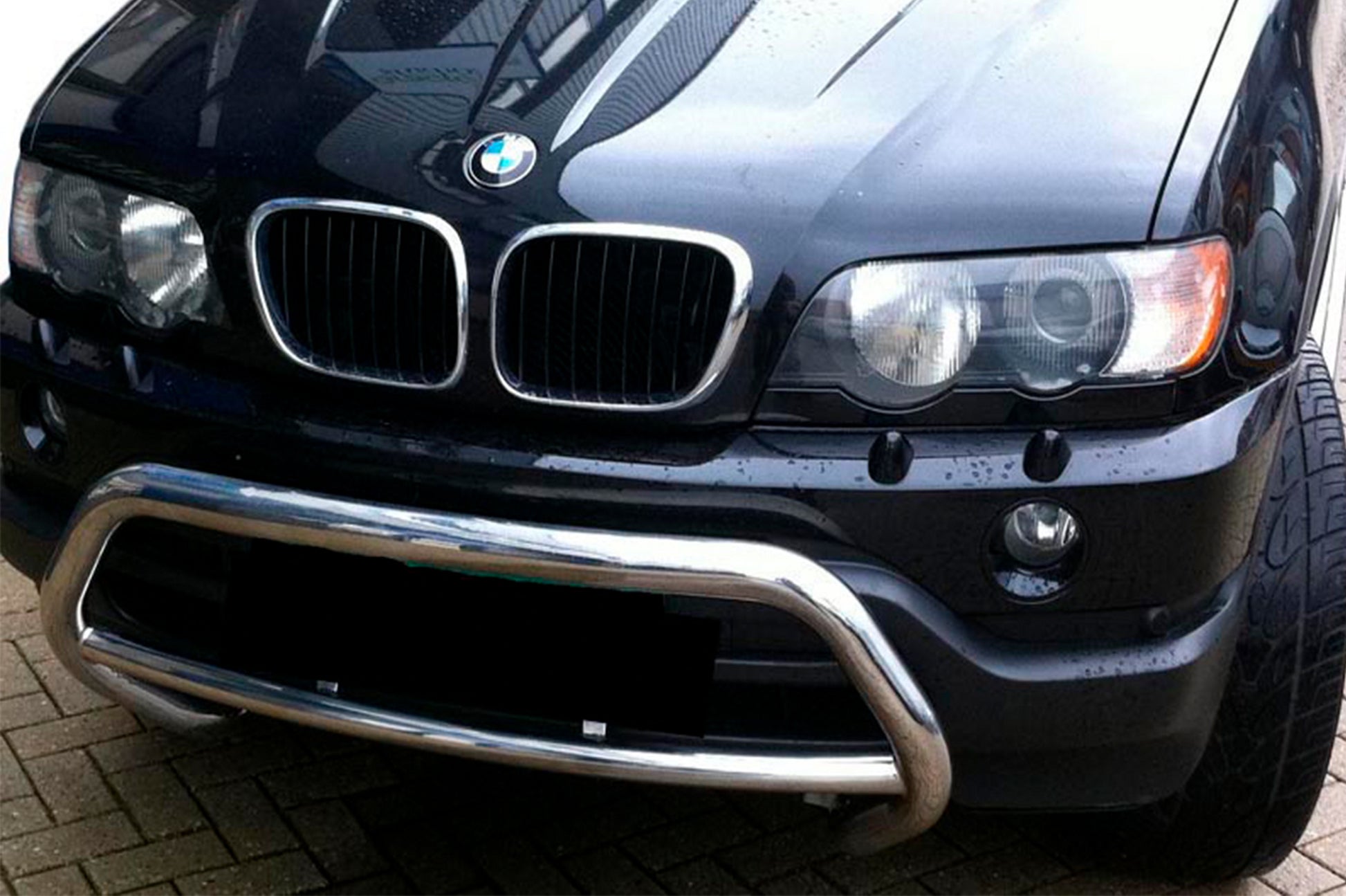 Bull Bar WT015 (Stainless Steel) for BMW X5 E53 1999-2006 - image 1