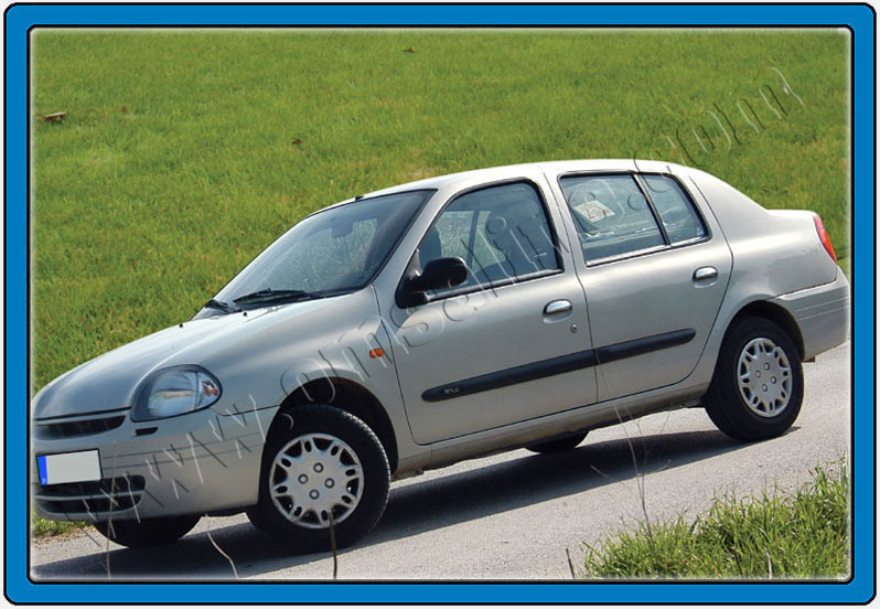 Handle pads (stainless) for Renault Symbol 1999-2008 - image 6