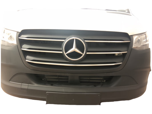 Pads on the bars (5 piece, stainless steel) for Mercedes Sprinter W907/W910 2018↗ - image 1