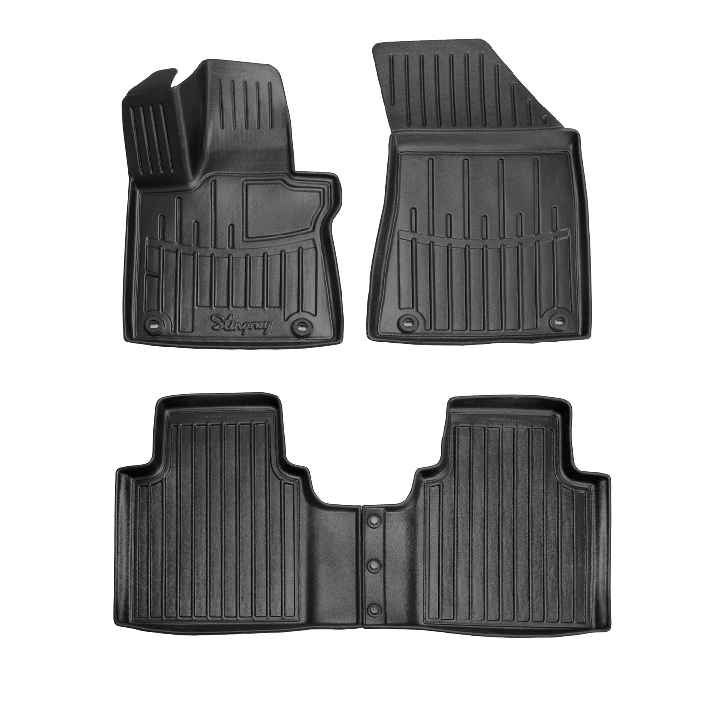 Stingray 3D Rubber Floor Mats (4 pcs) for MG HS 2024- y. - image 1